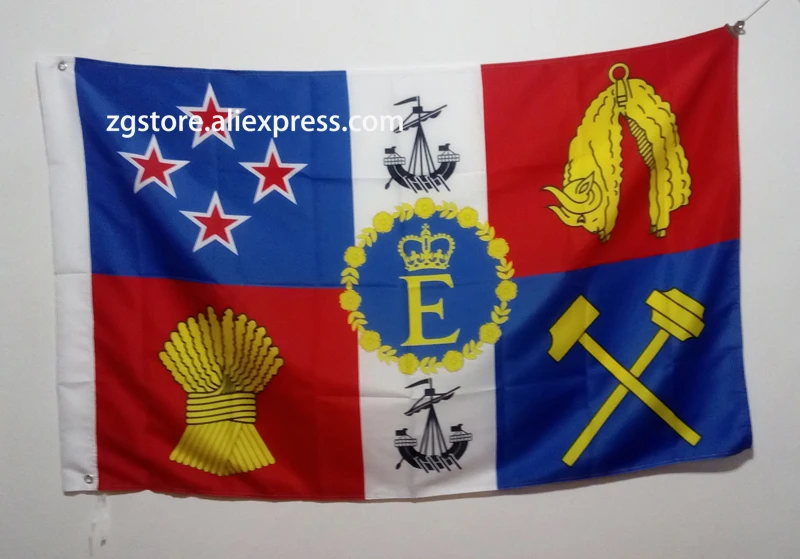 New Zealand Royal Standard Ensign Flag 3X5FT 150X90CM Custome Banner