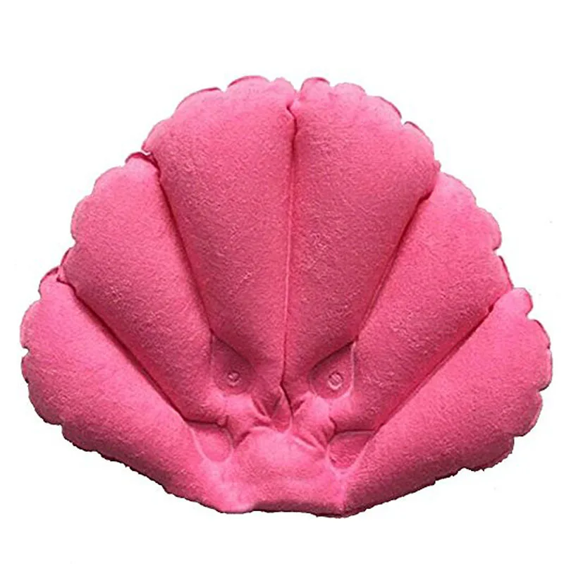 وسادة حمام نفخ سبا وسادة لينة عودة الرقبة وسادة مع شفط الكؤوس ل حوض الحمام لون عشوائي