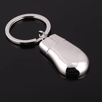 

FREE shipping by FEDEX 100pcs/lot 2016 New Metal Mini Mouse Shaped Keychains Novelty Keyrings for Computer Gifts