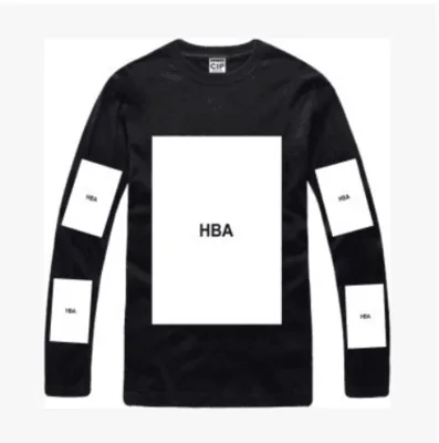 Hood By Air HOT HBA графическая Футболка pyrex X Been Trill tee Kanye West хип-хоп - Цвет: Черный