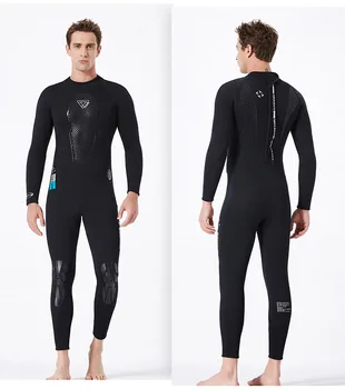 

Full Body 3mm Neoprene Wetsuit High Quality Men Anti-scratch Swimsuit Triathlon Surfing Scuba Snorkeling Spearfishing Equipment
