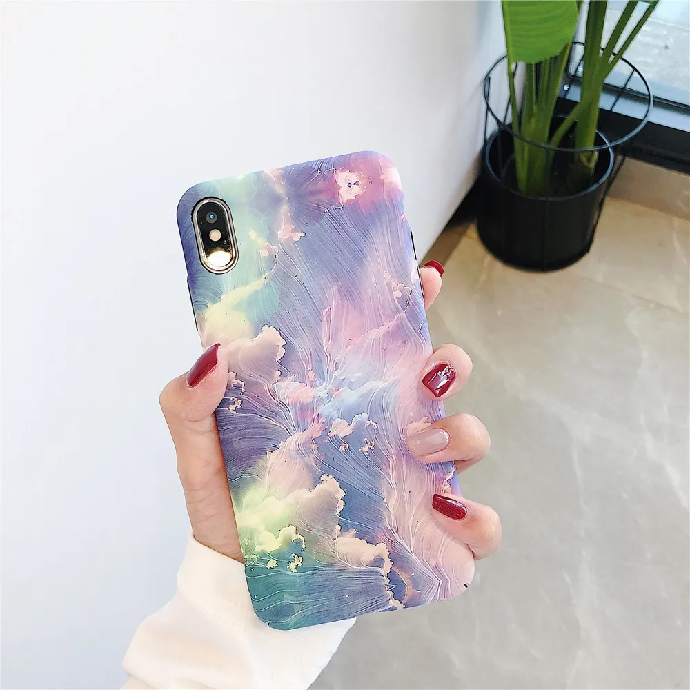 

Fashion 3D Cool Colorful Rainbow Painting Luminous Phone Case For Huawei P20 Pro P20lite Nova 3e 2s 3 Honor 10 Hard Fundas Cover