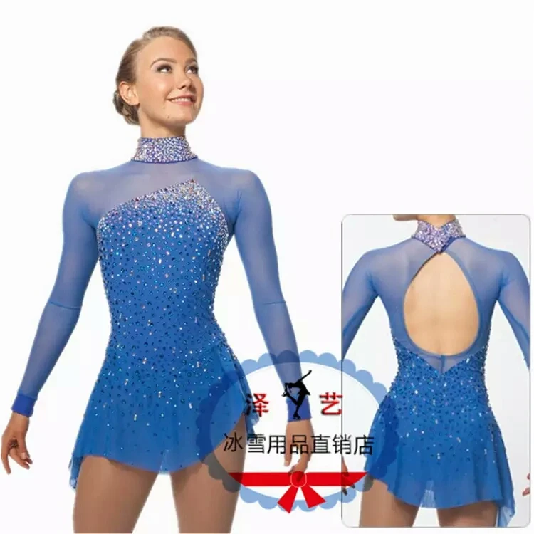 Vestidos patinaje artístico para niñas, vestidos de patinaje sobre hielo, DR4325|dress brand|dress fordresses for girls - AliExpress