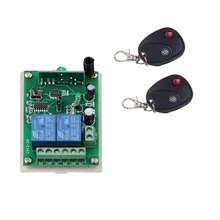 DC 12V 24V 2 CH 2CH RF Wireless Remote Control Switch System,2 X Transmitters + Receiver,315/433.92 MHZ