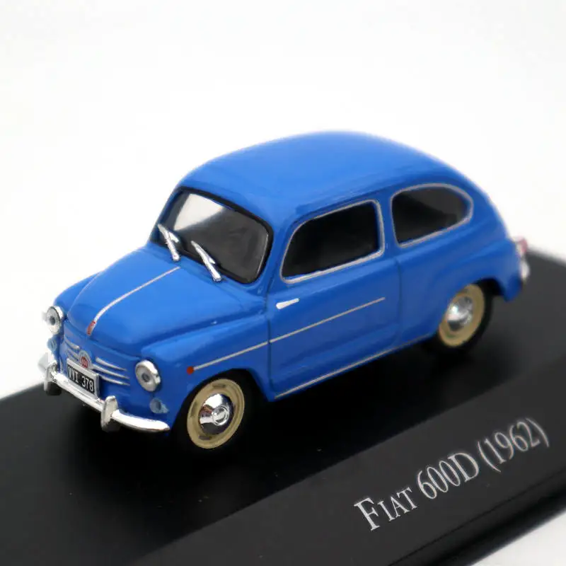 IXO alth 1:43 Fiat 600D 1962 синие литые под давлением модели Ограниченная серия Коллекция