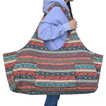 

FreeShipping! Ethnic style oversized yoga bag