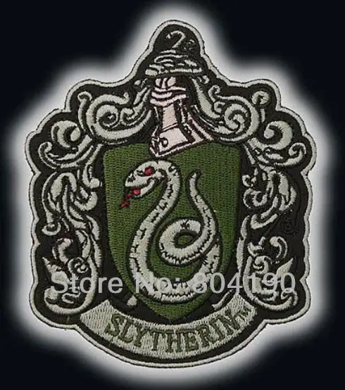 Slytherin Snake Slytherin Crest Embroidered Jumper Top Slytherin Logo Jumper