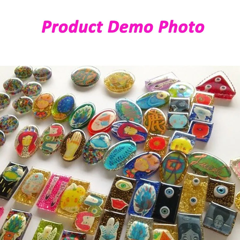 Cabochon Epoxy Resin Stickers 6