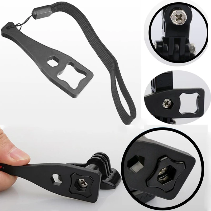 Kaliou Thumb Screw Buckle Surface Base Adapter 3 Way Tripod Mount Adapter for GoPro 6 5 4 3 2 1 for Gopro Accessories Set Kits 