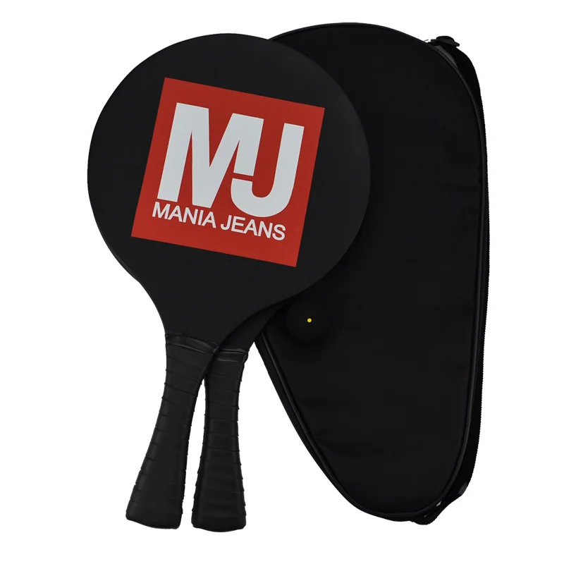 

2 Israeli Beach Racquet Matkot Paddles +Ball+Cover bag Matkot Paddle Set