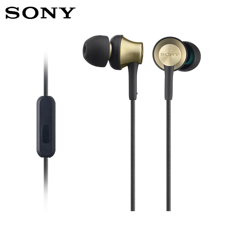 

Original Sony Earphone EX650AP Metal Earbuds Earpiece With Mic For XPERIA 1 10 Plus XZ3 Premium Smart Phones Iphone Samsung LG