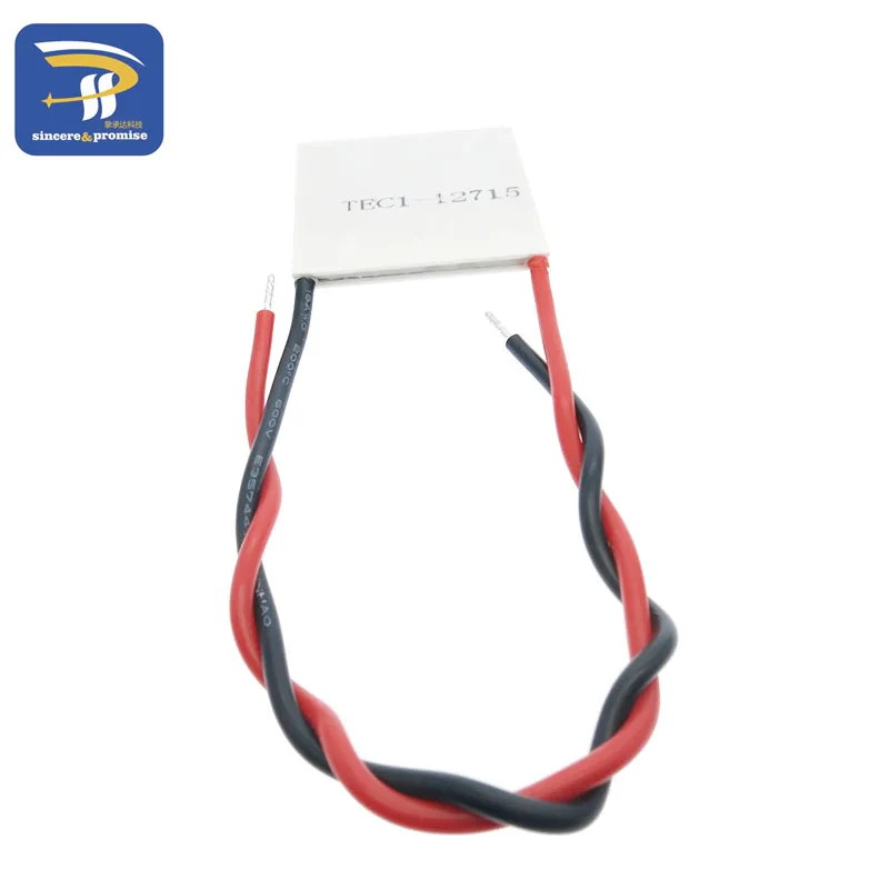 1pcs TEC1 12715 136.8W 12V-15.4V 15A TEC Thermoelectric Cooler Peltier (TEC1-12715)