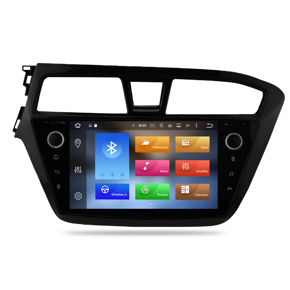 Sale Android 9.0 Car DVD Stereo Multimedia Headunit For HYUNDAI I20 2015  Auto PC Radio GPS Navigation Video Audio 4G RAM 2