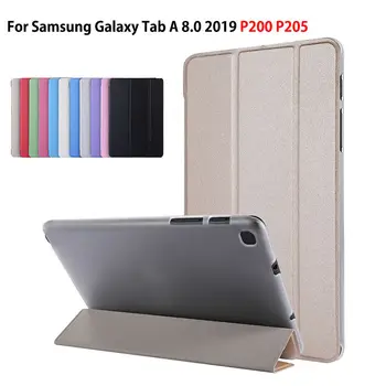 

Case For samsung galaxy tab A 8.0 2019 with S Pen 8.0 SM-P200 P200 P205 P207 Cover Tablet PU Leather Folding Stand Shell