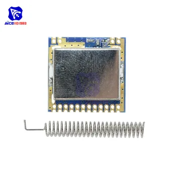 

SI4463 Remote Wireless Transceiver Module with Spring Antenna 2000M//433MHz SI4463 Wireless Transmission Module 100mW