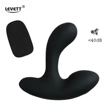 LEVETT Prostata Massage Wireless Intelligent Remote Control Prostate Stimulation Massager Anal Vibrator for Men Butt Plug toys