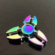 Треугольники Краб металлический фиджет-Спиннер Радуга Дракон палец руки блесны аутизм ADHD сосредоточенность беспокойство снятия стресса SZJD