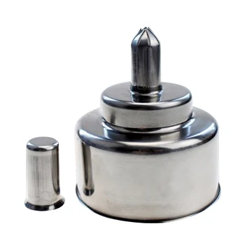 

Metal Stainless Steel Alcohol Lamp 200 Ml (including The Wick) Explosion-proof Type/leak Proof Chemical Experiment Equipment