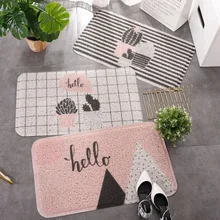 Funny Door Mat Rubber Floor Rug Non-slip Pad Indoor Outdoor Doormat Carpet 4#We're All Mad Here Accessories