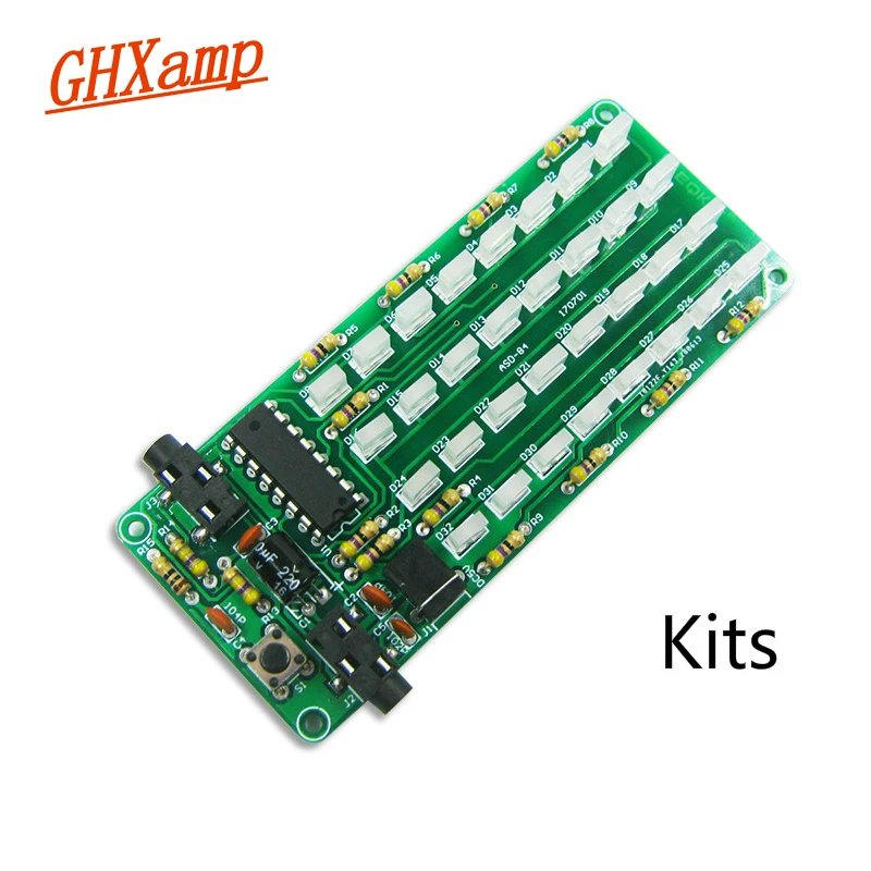 

GHXAMP 8*4 Music Spectrum LED Level indicator Kits MP3 Audio Sound Indicator Amplifier PC DIY DC 5V