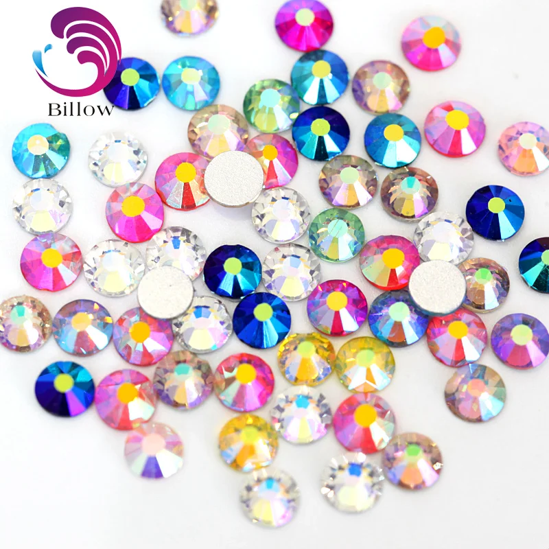 

Mixed AB Colorful Crystal Non Hot Fix Rhinestones Flatback Glass Crystal Non Hot Fix Rhinestones For Nail Art Decoration B3460