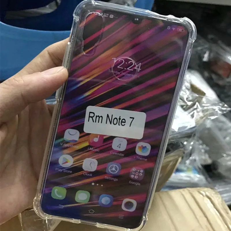 

10pcs/lot For Xiaomi Redmi Note7 Anti-Knock shockproof Soft TPU Clear Transparent Silicone Back Case Cover For Redmi Note 7