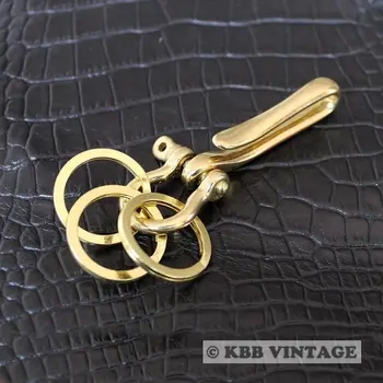 

(SKU16) Solid Brass Fishhook Keychains Keyholder M High-quality Vintage Designing ! #6