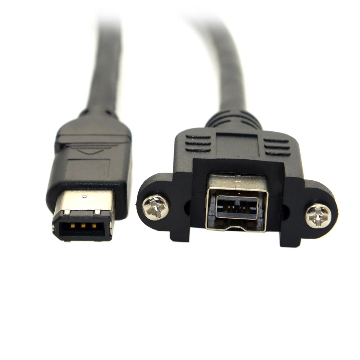 Buy 100cm IEEE 1394b 6Pin Male to 9Pin Female Firewire 800 to 400 Mount Screws