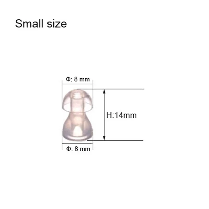 50 шт. BTE звуковой слуховой аппарат купола уха Вилки ушные вкладыши Размеры размеры S, M, l Siemens качества - Цвет: Small
