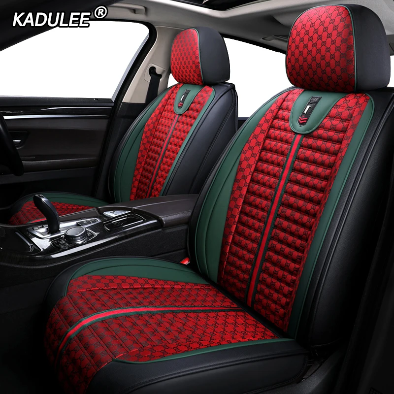 

Front Rear Luxury Leather car seat cover For lifan 320 brilliance v5 honda civic 4d skoda kodiaq hyundai grand i10 ix35 car seat