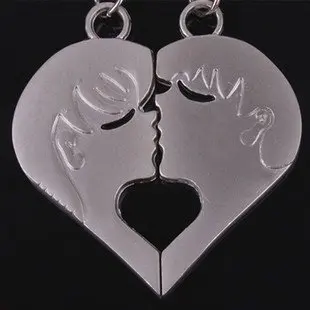 

Free ship!!30 pair!Heart-shaped kiss alloy Couple metal Fashion creative keychain/ wedding gift/Binding Combs & Spines