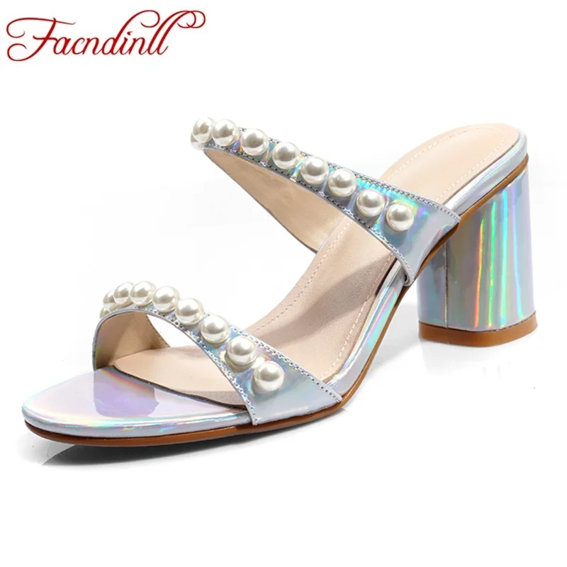 

FACNDINLL 2019 summer new brand open toe women sandals shoes sexy high heels fashion dress party wedding shoes gladiator sandals
