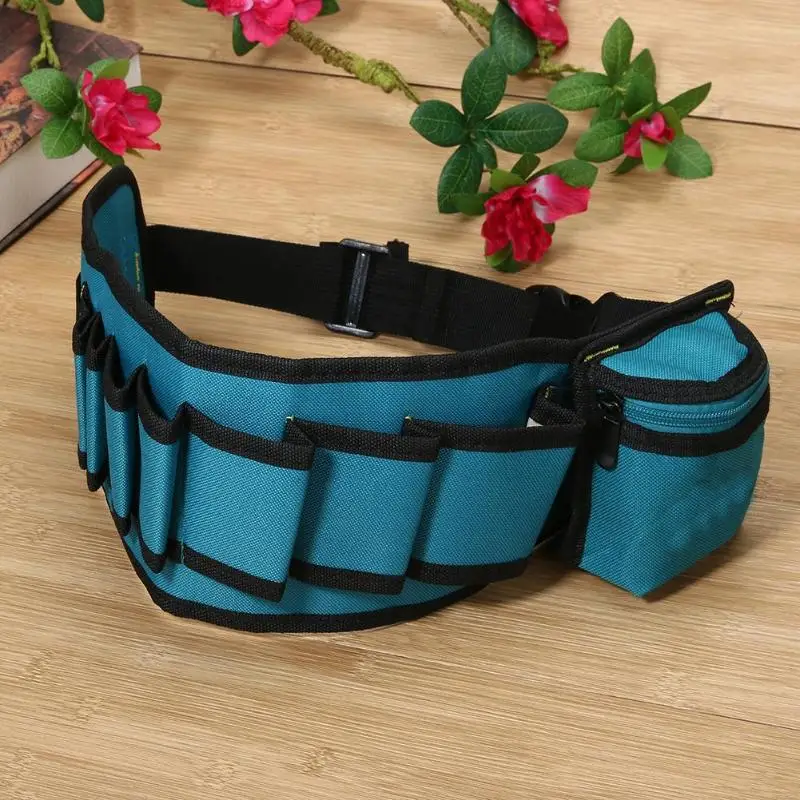  Multi-pockets Tool Bag Waist Pockets Electrician Tool Bag Oganizer Carrying Pouch Tools Bag Belt Wa - 32899894286