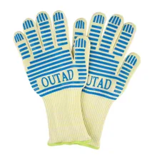 2017 Hot OUTAD Heat Resistant Cut Resistant Welding Working Safety font b Gloves b font for