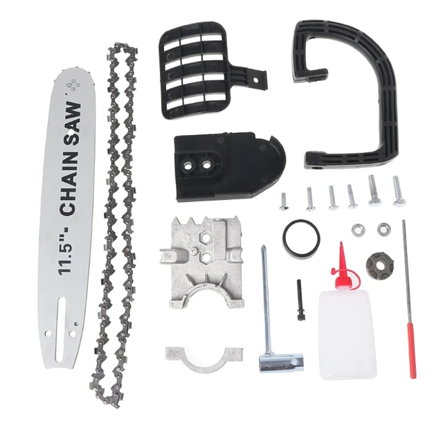 DIY Electric Saw Chain Chainsaw Stand Bracket Set Wood Cut For Angle Grinder