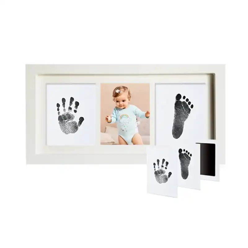 my first handprint footprint frame set