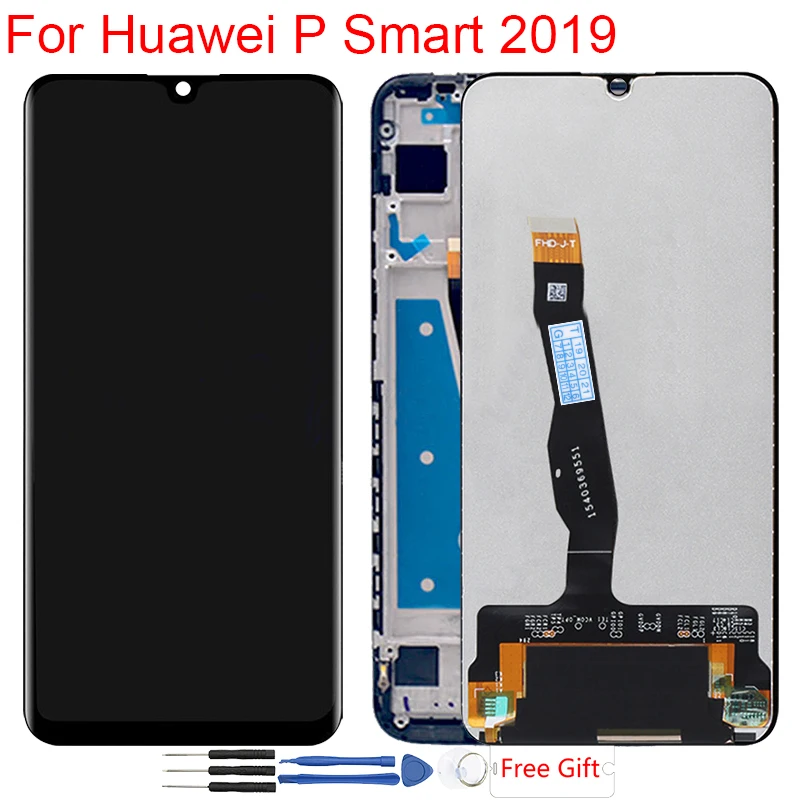 

Original P Smart 2019 LCD For Huawei P Smart 2019 Version LCD Display Frame Touch Screen Digitizer Assembly 6.21 Inch LCD Screen