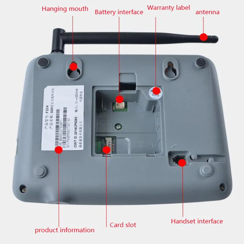 GSM 850/900/1800/1900 передатчик УКВ-диапазона(Беспроводной телефон с FM Поддержка Скорость циферблат Беспроводной телефон беспроводной телефон для дома