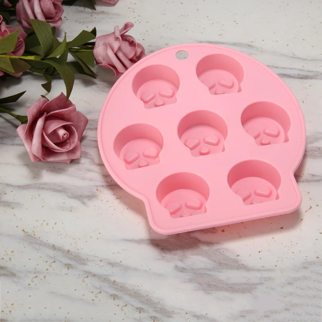 Witch/Bat/Ghost/Skull Silicone Mold Flexible Fondant Cake Molds Cute Baking Cake Decorating Tools Halloween Accessories