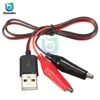 58CM Metal Alligator Clip Crocodile Electrical Clamp for Testing Probe Crocodile Test Clip to USB Adapter Multimeter Car Home ► Photo 2/6