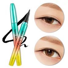 Красота черный карандаш для глаз Водонепроницаемый подводка для глаз жидкая подводка для глаз ручка карандаш для макияжа, Косметика delineador ojos Ляпис де olho