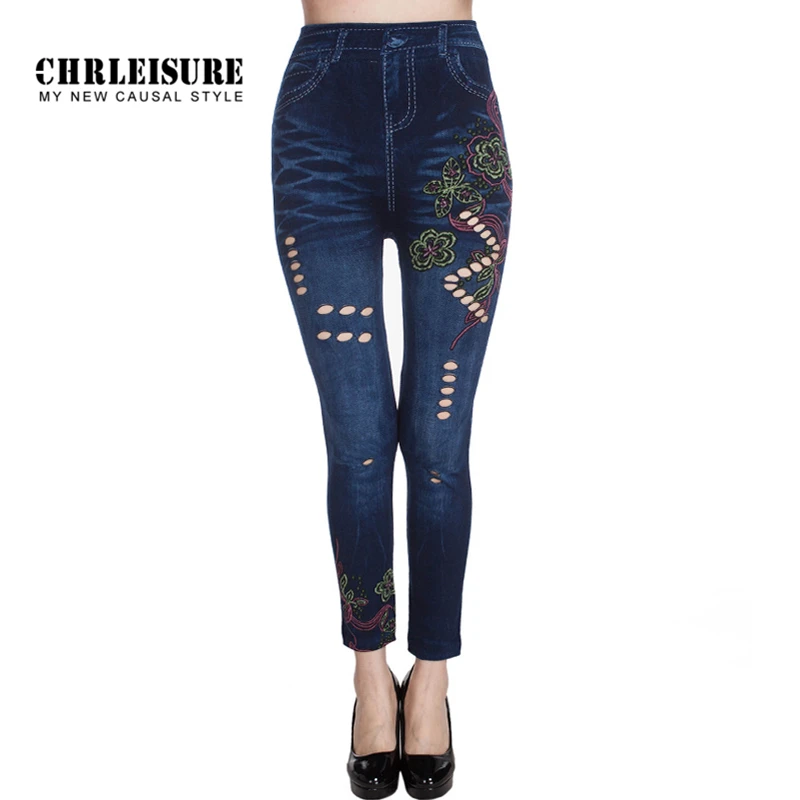 Aliexpress.com : Buy CHRLEISURE Elasticity Jeggings