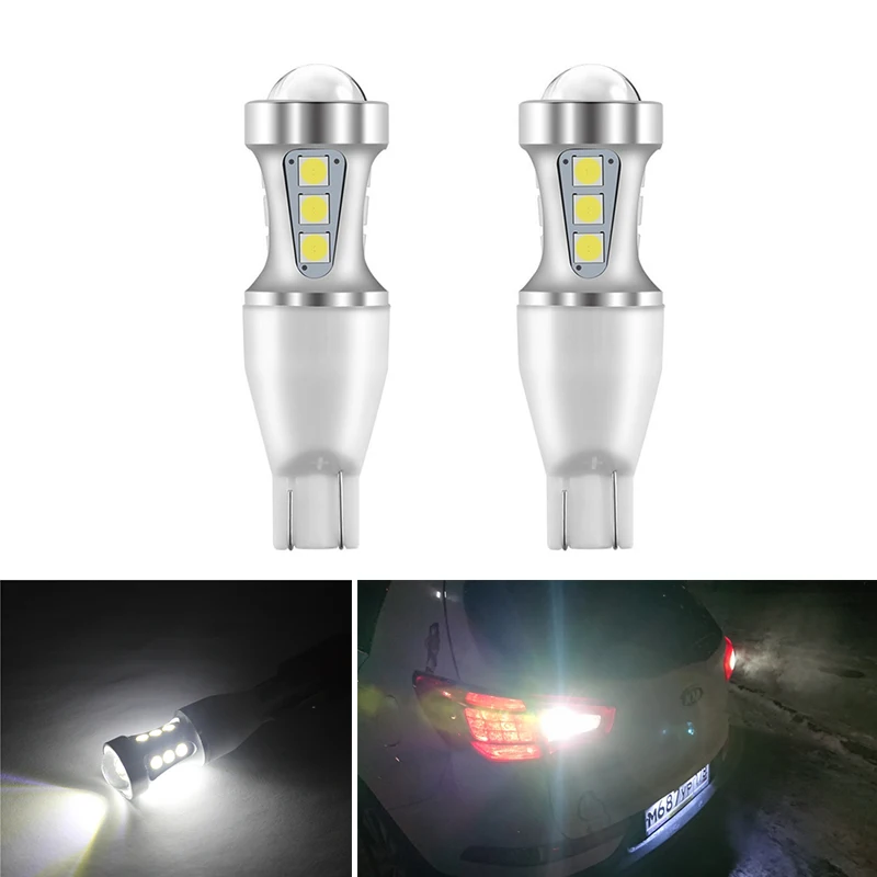 

2x W16W T15 LED Bulbs Canbus Backup Reverse Light For Kia Rio K2 3 Armrest Ceed Sportage Sorento Cerato Soul Picanto Optima K3
