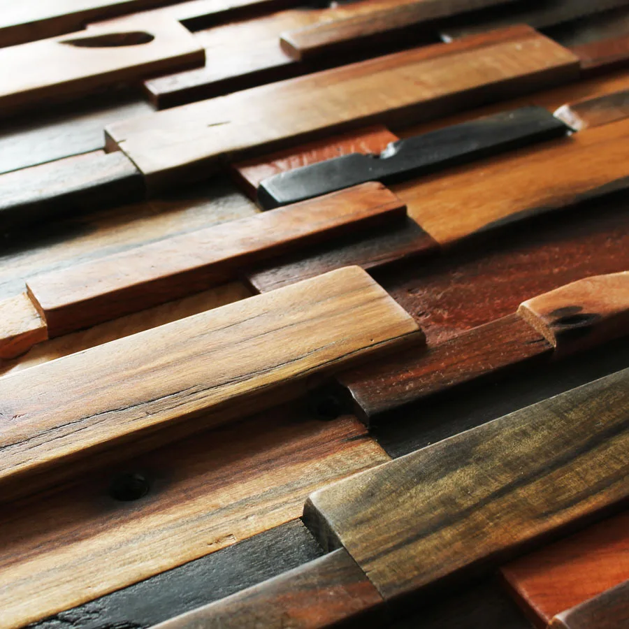 Ancient Boat Wood mosaics interior wall tiles glaze kitchen decoration