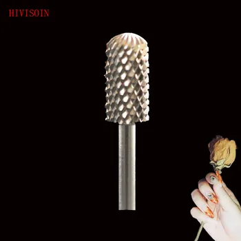 

HIVISOIN- 4pcs-Carbide Nail Drill Bit - Small Rounded Top Bit - (60040130) Sliver