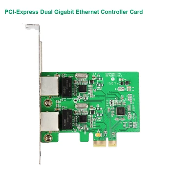 

PCI-Express To 2 Gigabit Ethernet Controller Card RTL8111 chips with low profile bracket