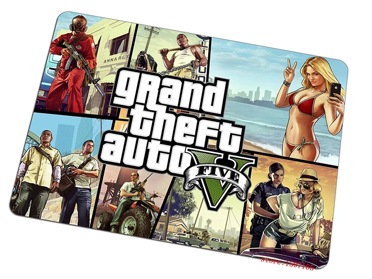 

Grand Theft Auto mouse pad 2016 new pad to mouse Adorable computer mousepad gaming padmouse gamer to laptop keyboard mouse mats