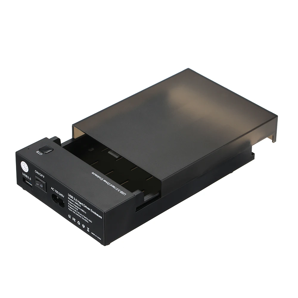 USB 3,0 2," 3,5" SATA жесткий диск Внешний корпус SSD HDD Disk Case Box Поддержка UASP 8 ТБ дисков OTB One Touch резервного копирования