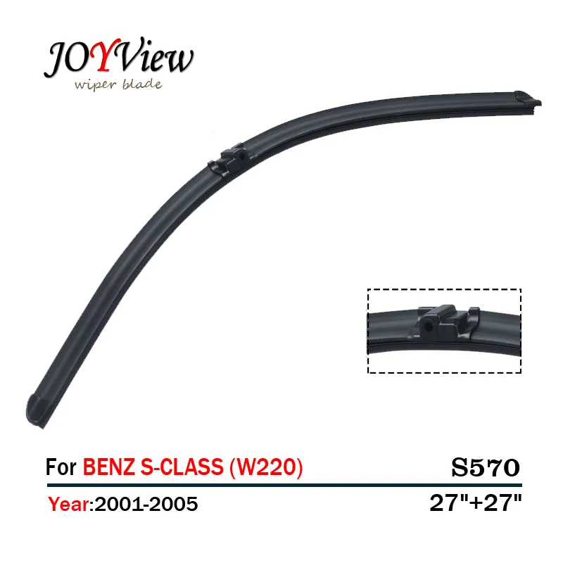 

S570 Wipers Size:27"+27"Fit For Mercedes Benz S-CLASS (W220) (2001-2005) Windscreen Wiper Blade Wiper Blade windscreen wiper