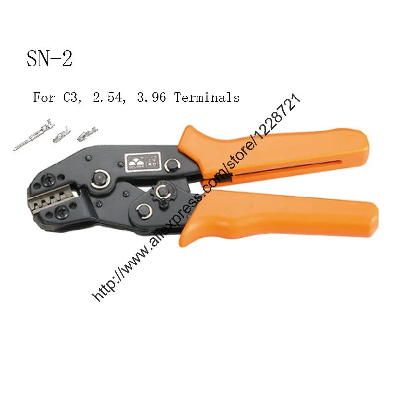 SN-2 WEDM Mould Jaw MINI EUROP STYLE crimping tool crimping plier 0.25-6mm2 multi tool tools hands Tool for auto Cars Terminals